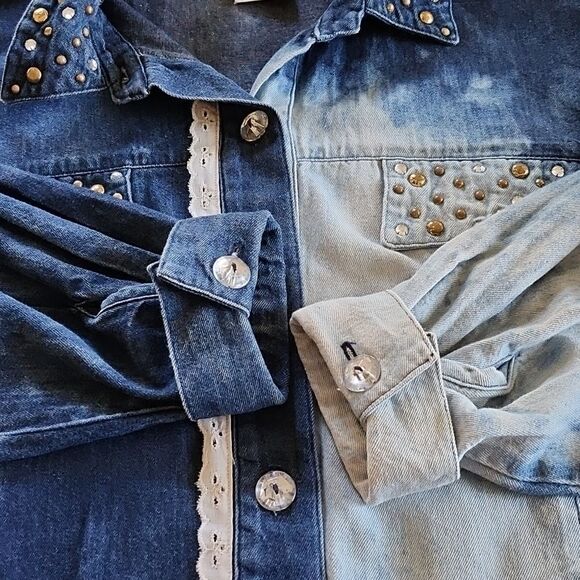 Vintage Denim  Boho Jacket - Picture 9 of 11